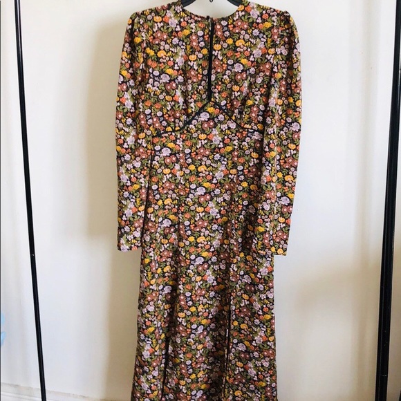 Top shop Floral Midi Dress - Picture 5 of 6